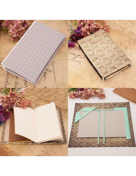 Juego de 4 Herramientas de Encuadernación Acrílica URROMA Verde