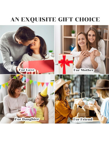 Juego de Pluma Fuente TIESOME Metal 0.5mm Punta Fina con 6 Cartuchos