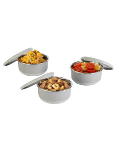 Contenedor de Aderezo Lille Home Acero Inoxidable 221.6 ml - Juego de 3