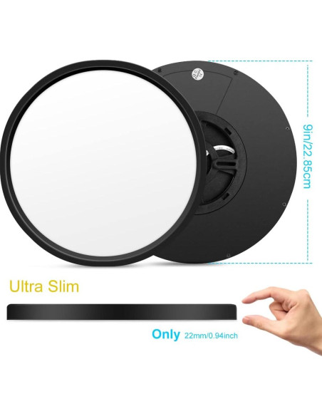 Luz de Techo LED Empotrada Jiasi 22.6 cm 18W 2800K Blanco Cálido