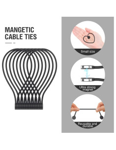 Correas Magnéticas Retorcidas FRKNER 8 Paquetes Silicona 2