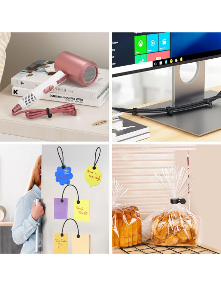 Correas Magnéticas Retorcidas FRKNER 8 Paquetes Silicona