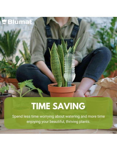 Kit de Riego Automático Blumat - Paquete de 3 Estacas para Plantas