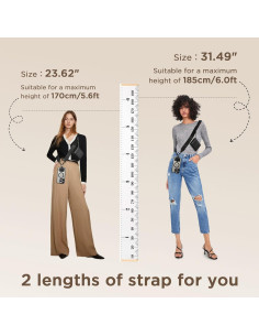 Correa para Teléfono Diaclara Clip y Go con Bolsa Negra 2