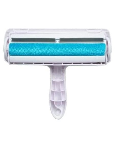 Rodillo Quitapelusas Reutilizable LANDA para Pelo de Mascotas - Azul