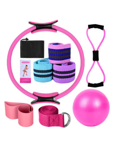 Conjunto de Yoga y Pilates Irfora - Bandas, Pelota y Anillo