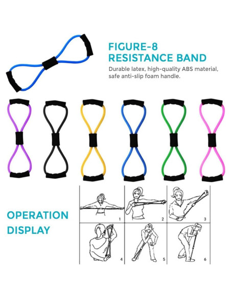 Conjunto de Yoga y Pilates Irfora - Bandas, Pelota y Anillo