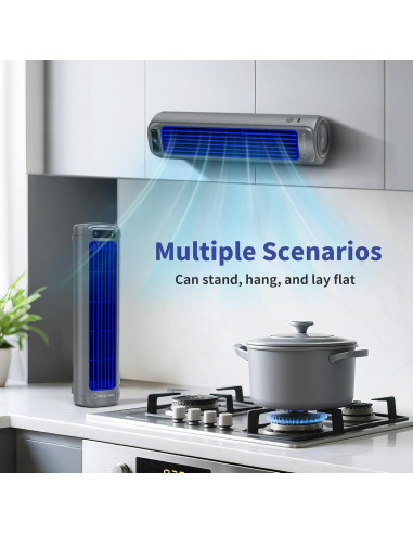 Ventilador de Escritorio ClimaComfy 12 Pulgadas Recargable 5000mAh