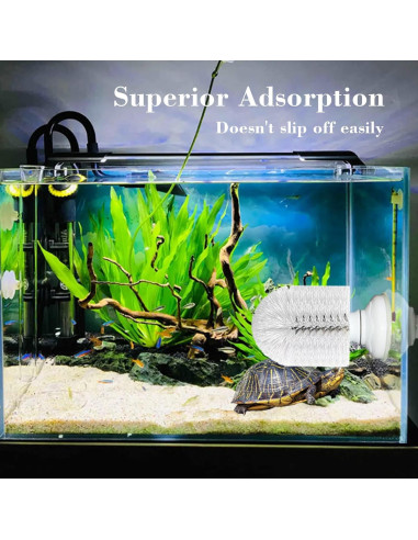 Cepillo de Limpieza para Tortugas Neacus con Ventosa Firme