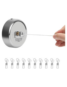 Cuerda de Ropa Retráctil Coolrunner 2.9m Alta Resistencia 15kg