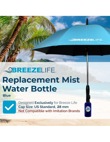 Botella de Mist de Reemplazo Breeze Life 0.47 L Azul