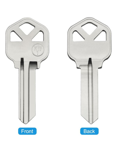 Paquete de 15 Llaves en Blanco KW1 de Latón para Cerraduras