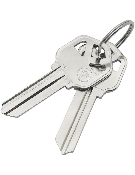 Paquete de 15 Llaves en Blanco KW1 de Latón para Cerraduras