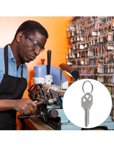 Paquete de 15 Llaves en Blanco KW1 de Latón para Cerraduras