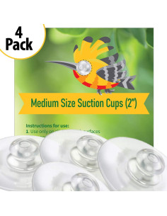 Ventosas de Reemplazo Nature Anywhere 5 cm - Paquete de 4 2