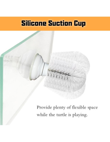 Cepillo de Limpieza para Tortugas Neacus con Ventosa Firme