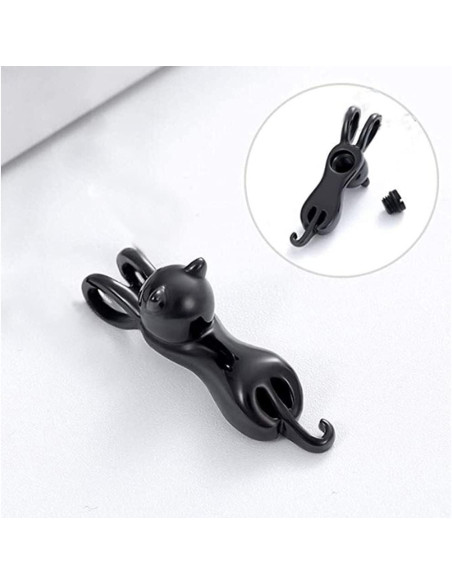 Collar de Urna para Cenizas de Mascotas DWJSu Negro 45 cm