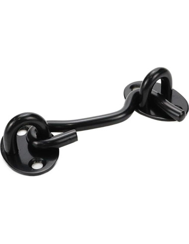 Pestillo de Gancho Ocular Rannb 3 Pulgadas Acero Inoxidable Negro - 4 Pcs
