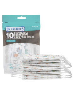 Mascarillas Desechables Dr. Talbot para Niños 2-5 Años - 10 Unidades