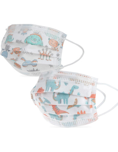 Mascarillas Desechables Dr. Talbot para Niños 2-5 Años - 10 Unidades