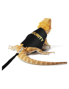 Conjunto Arnés y Correa Ajustable para Dragón Barbudo - PEUTIER