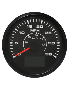 Velocímetro GPS ELING 0-55KM/H Impermeable 85mm 12V/24V