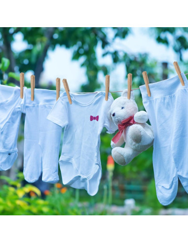 200 Pinzas de Madera Vintage Zubebe para Ropa 9.5 cm