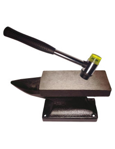 Juego de Yunque Mini Hyecen 1.36 kg con Martillo de Goma