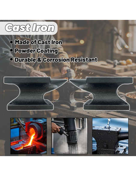 Juego de Yunque Mini Hyecen 1.36 kg con Martillo de Goma