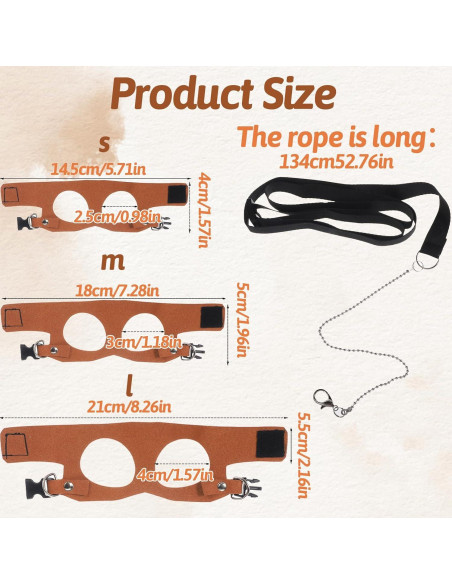 Conjunto de Arnés y Correa Ajustable JIYIN para Reptiles