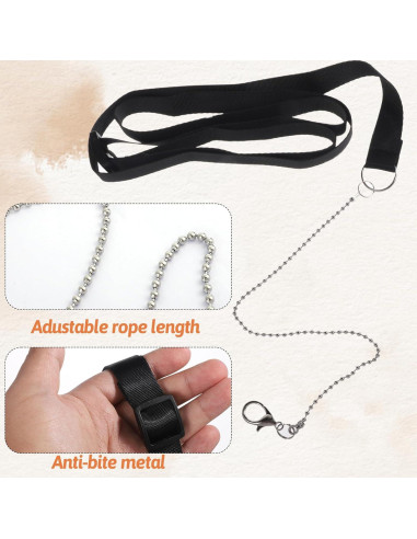 Conjunto de Arnés y Correa Ajustable JIYIN para Reptiles