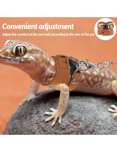 Conjunto de Arnés y Correa Ajustable JIYIN para Reptiles