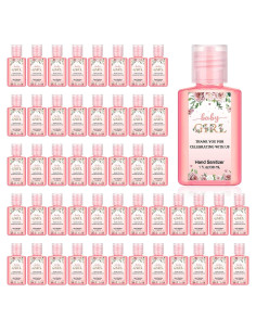 Desinfectantes de Manos Gejoy 48 Unidades 1 oz Niña Baby Shower