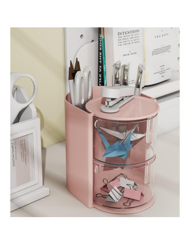 Organizador de Accesorios para el Cabello Azurphoric Rosa 2 Capas