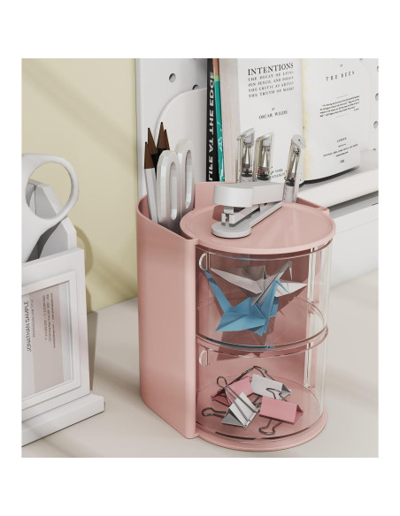 Organizador de Accesorios para el Cabello Azurphoric Rosa 2 Capas