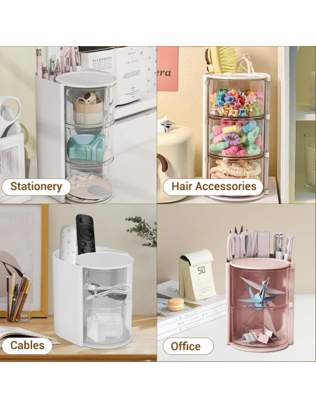 Organizador de Accesorios para el Cabello Azurphoric Rosa 2 Capas