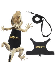 Juego de Arnés y Correa Ajustable Tucnoeu para Lagartos 2 Piezas