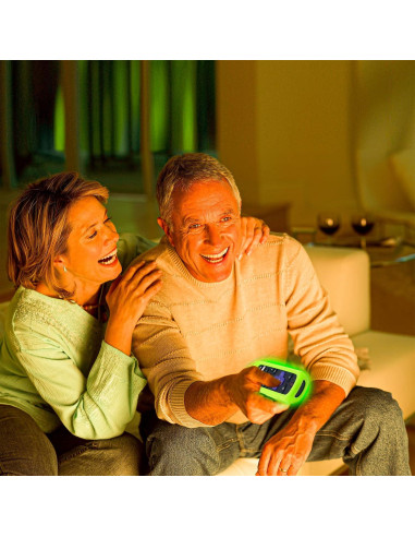 Funda de Silicona para Control Remoto Roku Pro Verde y Morado