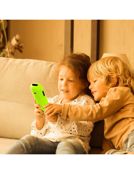 Funda de Silicona para Control Remoto Roku Pro Verde y Morado