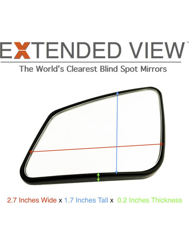 Espejos de Punto Ciego NXTGEN para Tesla Model 3 - Juego de 2