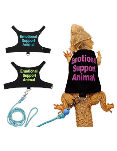 Arnés Ajustable para Lagartos HOKABLE Rosa - Correa Incluida