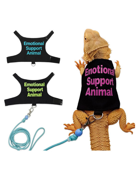 Arnés Ajustable para Lagartos HOKABLE Rosa - Correa Incluida