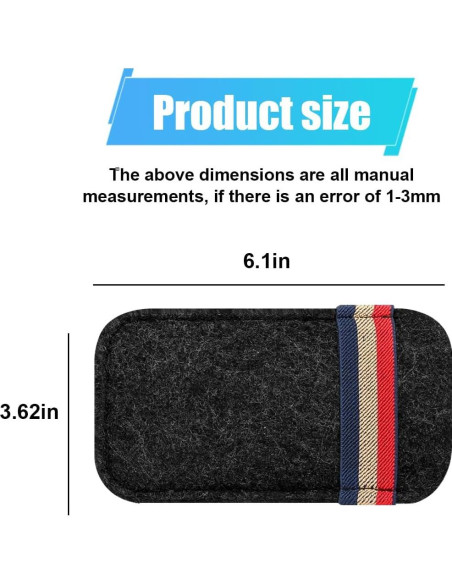 Organizador de Visera de Coche DUSCOKE Negro 15.5x9.2 cm