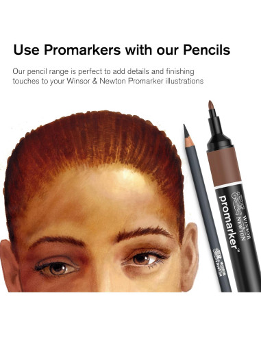 Set de 5 Lápices de Grafito Winsor & Newton - HB, 2B, 4B, 8B