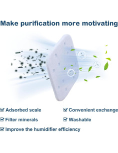 Filtros de Almohadilla para Humidificadores PANDEELS LV600S 20 Pcs 2