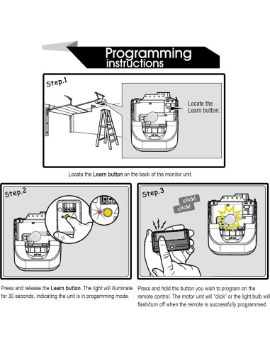 Abridor de Puerta de Garaje Liftmaster Amarillo 1-Botón
