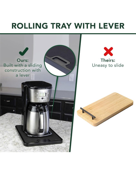 Bandeja Rodante Nifty - Organizador de Cocina Antideslizante