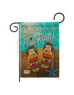 Bandera de Jardín Breeze Decor 33x47 cm Doble Cara Hecha en EE.UU.