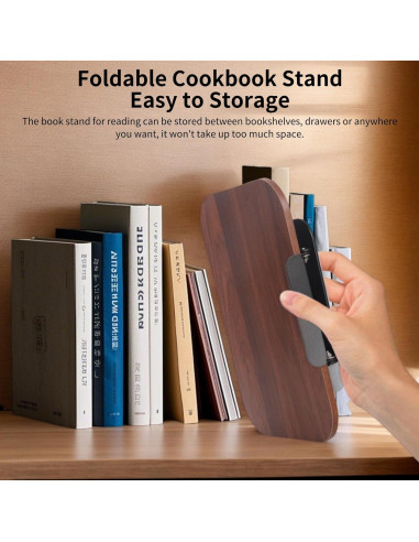 Soporte para Libros LiveGo EBR52 Ajustable 360 Negro