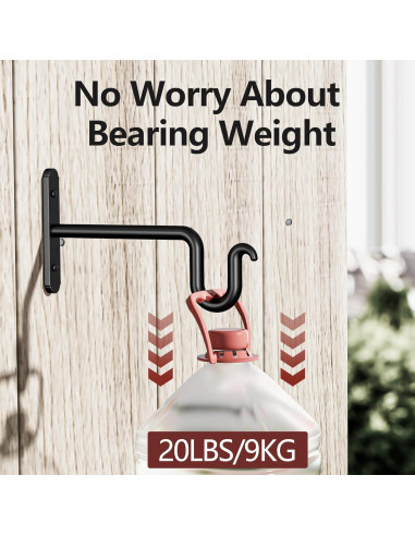 Soportes para Plantas Colgantes Qiuzido 15.24 cm - Paquete de 2